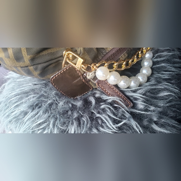 *** Mercari Sold*Fendi Zucca Shoulder Bag Pouch - Picture 10 of 12